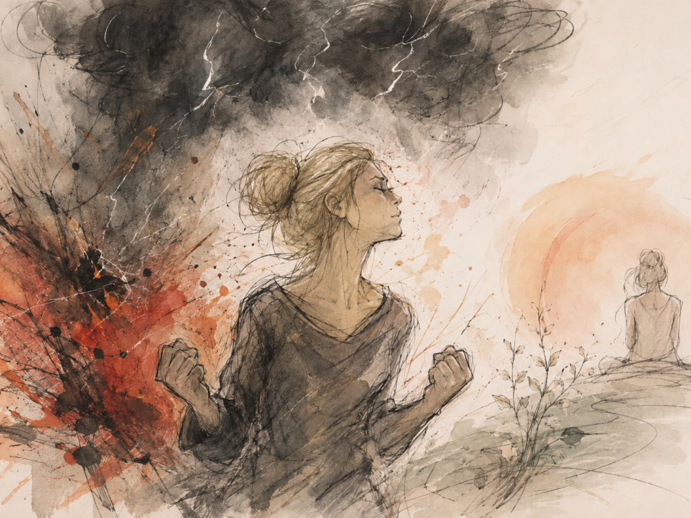 Boosheid – Na een explosie… …volgt kalmte
